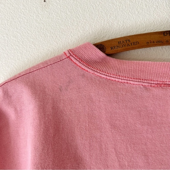 Vintage pink Utah embroidered cropped t-shirt‎ L/XL - Picture 4 of 5